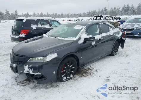2015 Acura Tlx V6 Tech z USA, uszkodzony, nr VIN 19UUB3F53FA004502